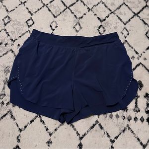 Lululemon Reflective Blue Shorts